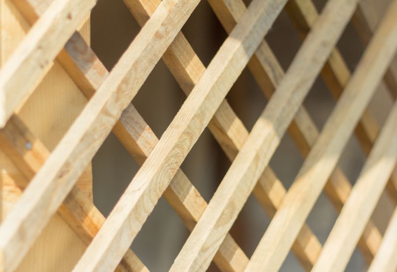 Wood Trellis Installation in Conroe, TX