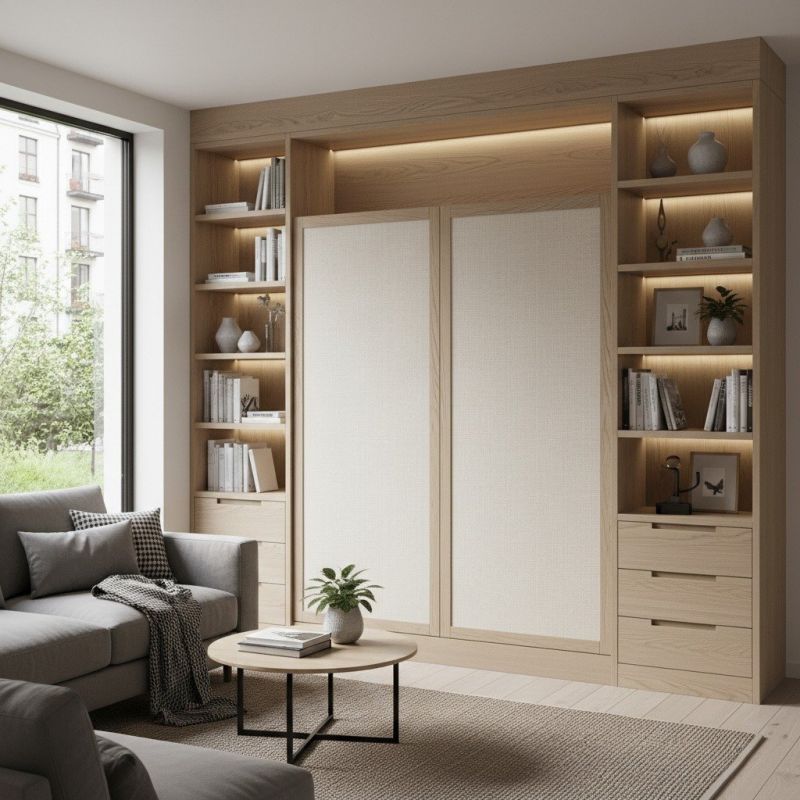 Built In Bookshelves Installation in Durham, NC